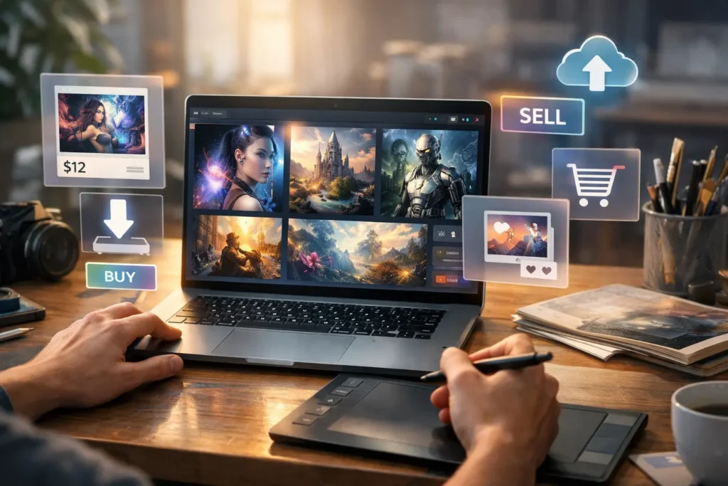 Where Do I Sell My AI Art: The Complete, Real-World Guide for Turning AI Creations Into Income