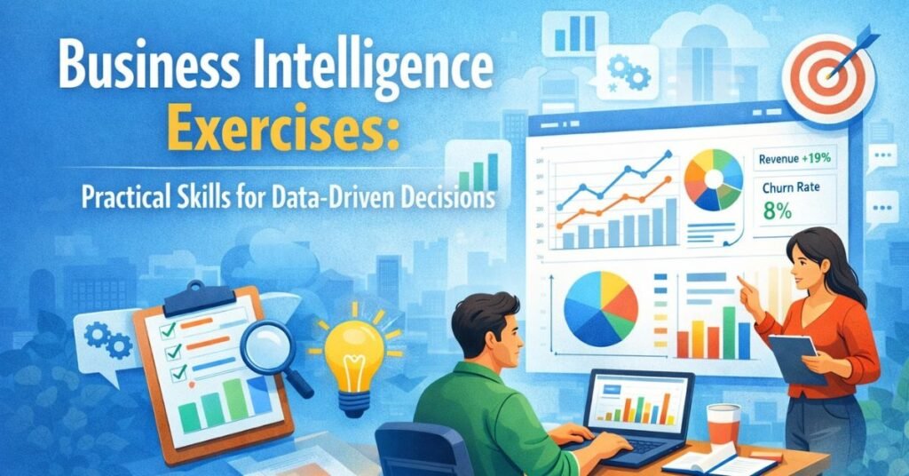 Business Intelligence Exercises: A Practical Guide to Building Real Data Skills That Drive Decisions