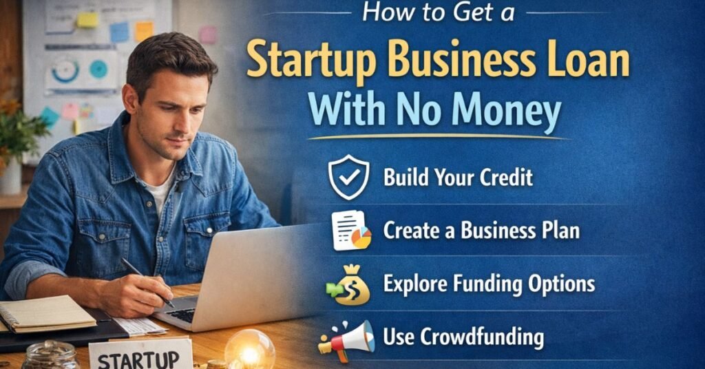 How to Get a Startup Business Loan With No Money: A Real-World Guide for First-Time Founders