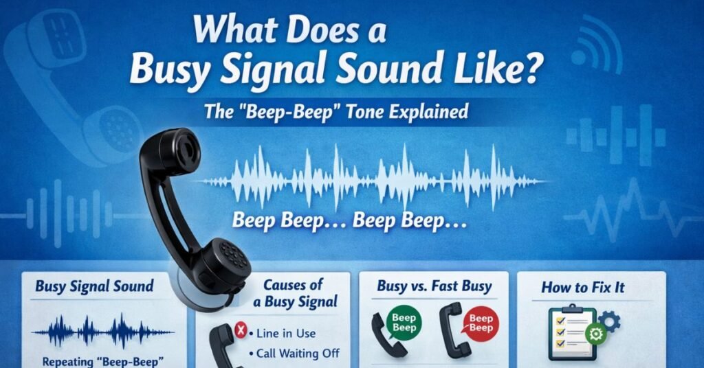 What Does a Busy Signal Sound Like? The Complete Guide to Phone Busy Tones, Causes, and Fixes